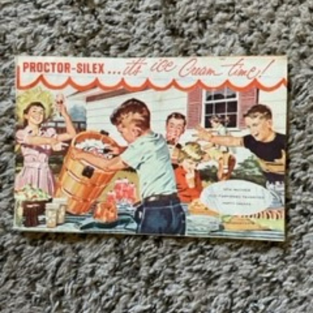 Proctor-Silex Ice Cream Freezer Recipe Book
